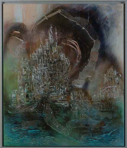 The haunted castle, Mixed Media, 100 x 120 cm, 2013