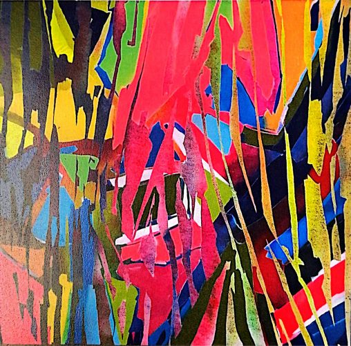 OT (Shoe), Mixed media on canvas, 100 x 100 x 4 cm, 2026