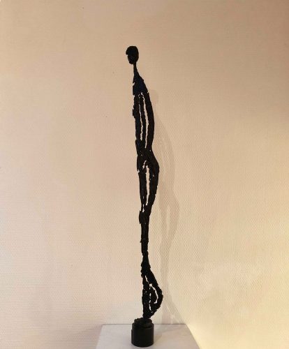 Uomo Elegante, Steel, H:72,5 cm B: 5 cm T: 10 cm 1,4 Kg, 2023