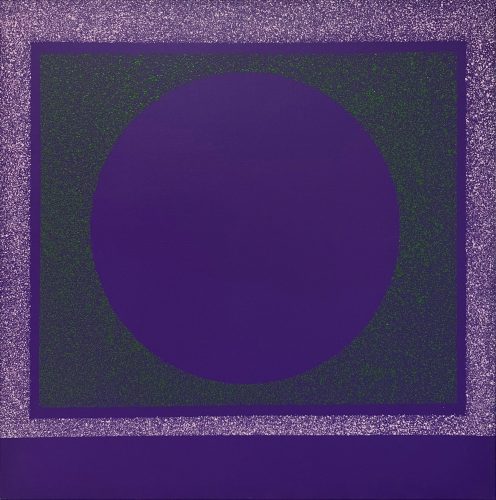 Beyond the Circle I, Drip Technique / Pouring Medium  / Acrylic on Canvas, 80 x 80 cm, 2025