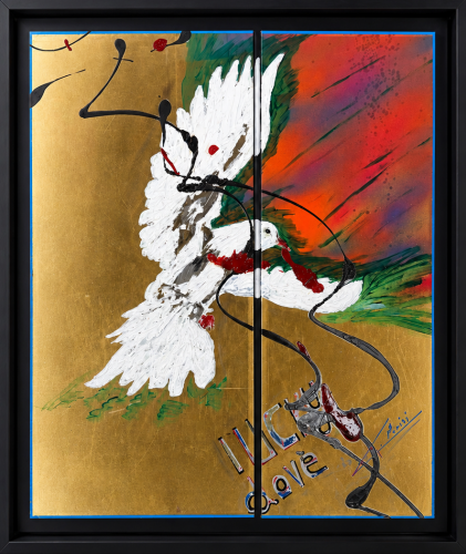 Columbo Felice, Brass, steel, V2A, acrylic. , H:70 cm B: 60,5 cm 8,7 Kg, 2025