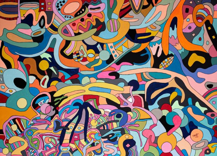 ©Anika Gekdner - Creation I - Acrylic on Canvas - 100x140 cm - 2022