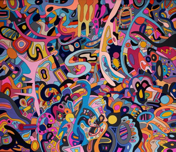 ©Anika Geldner - Creation of Colors - Acrylic on Canvas - 120 x 150 cm - 2022
