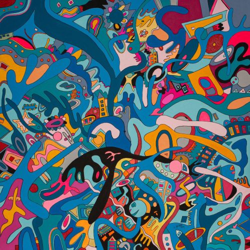 ©Anika Geldner - Emulsion - Acrylic on Canvas - 70x90 cm - 2023