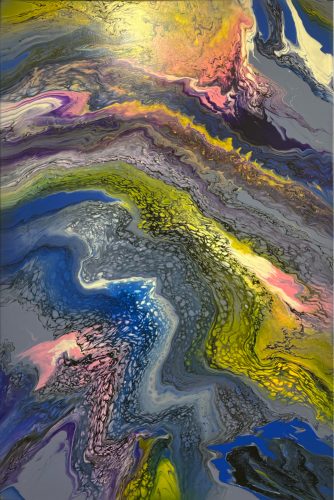 ©Edita Abrink - Beautiful world - Acrylic on canvas - 120 x 80 cm - 2023
