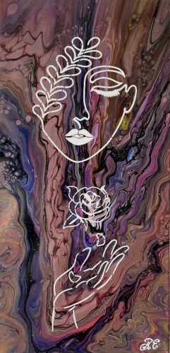 ©Edita Abrink - Take your time - Mixed Media - 30 x 60 x 1,5 cm - 2025