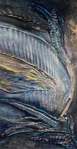 ©Marcel Munz-Neptune - Mixed Media on Canvas - 150 x 80 cm
