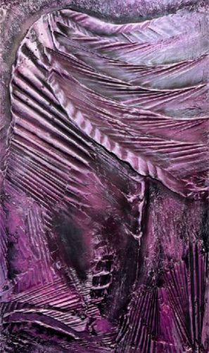 ©Marcel Munz-Wisteria - Mixed Media on Canvas - 150 x 90 cm