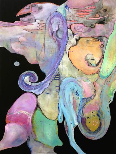 ©Rooney - Carnevale di Venezia - Acrylic on canvas -160 x 120 cm -2024