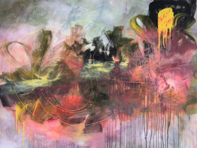 ©Rooney - On a Sunday afternoon - Acrylic on canvas - 120 x 160 cm - 2024