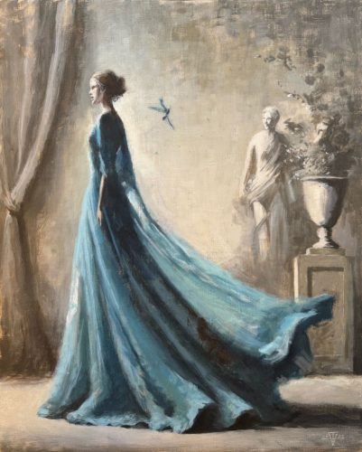 ©Tellus Vituz - Elegance of emtiness - Acrylic on Canvas - 81 x 65 cm - 2025