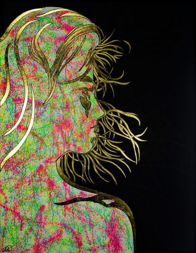 ©Theodoros Nikolaidis - Glowing Soul - Mixed Media - 120 x 100 cm - 2023